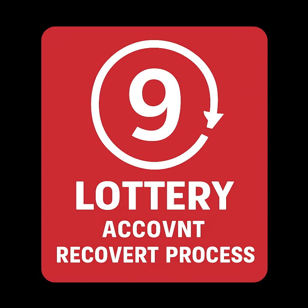 Icon representing the 9 Lottery Account Recovery Process.