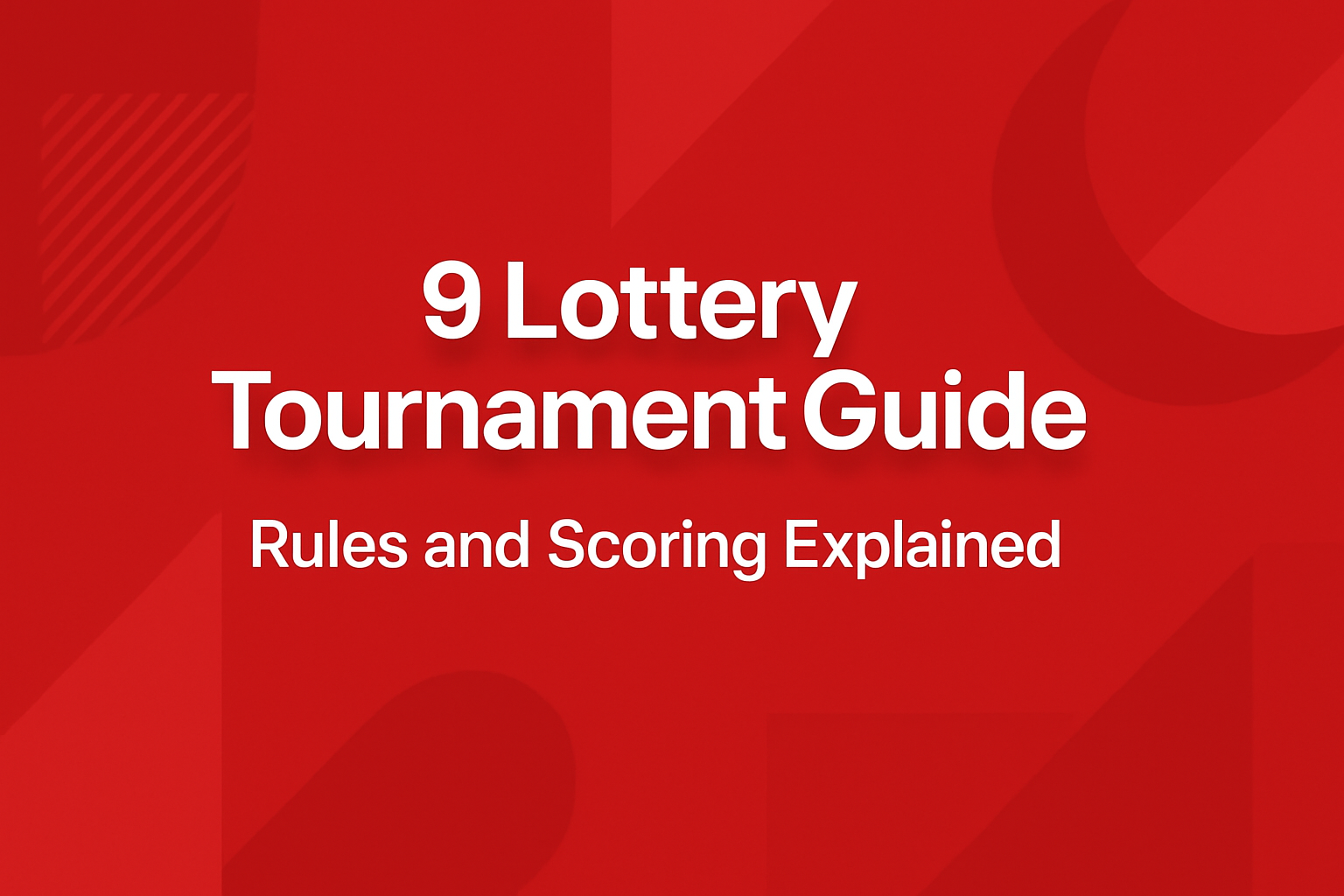 An informative scene illustrating the concept of maximizing the features available in the 9 Lottery platform.