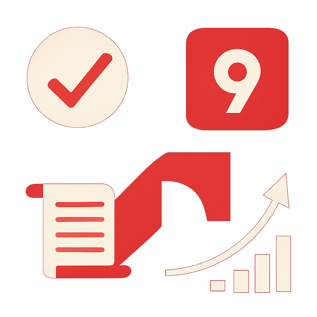 An educational diagram illustrating the features of the 9 Lottery platform.