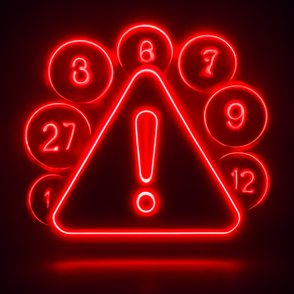 Icon representing troubleshooting login for 9 Lottery.