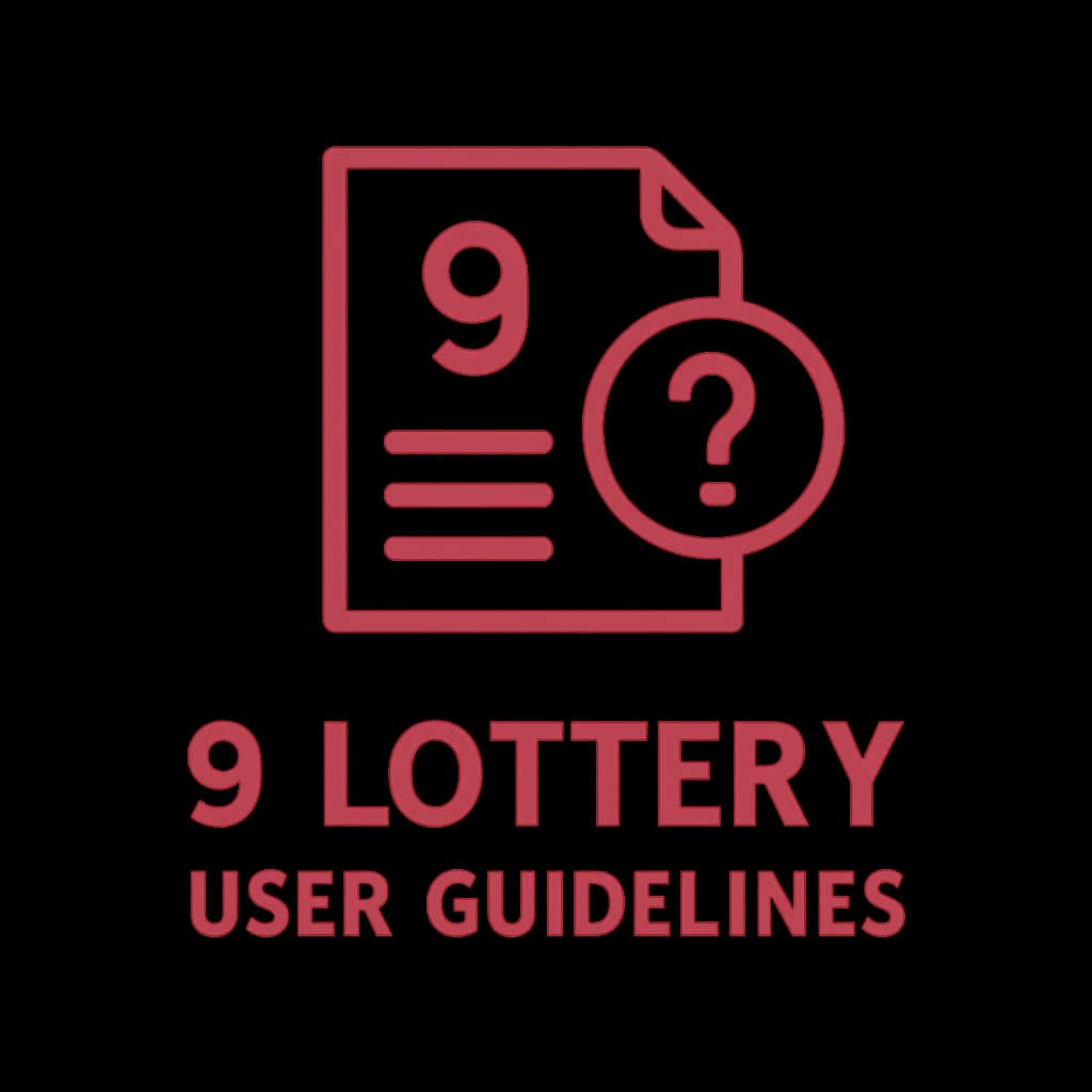 An icon representing 9 Lottery User Guidelines.