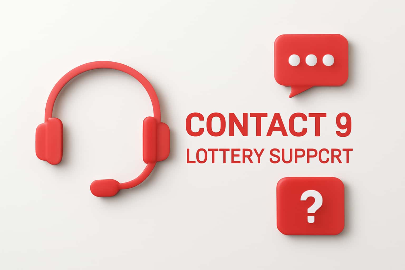 Contact 9 Lottery Support Interface