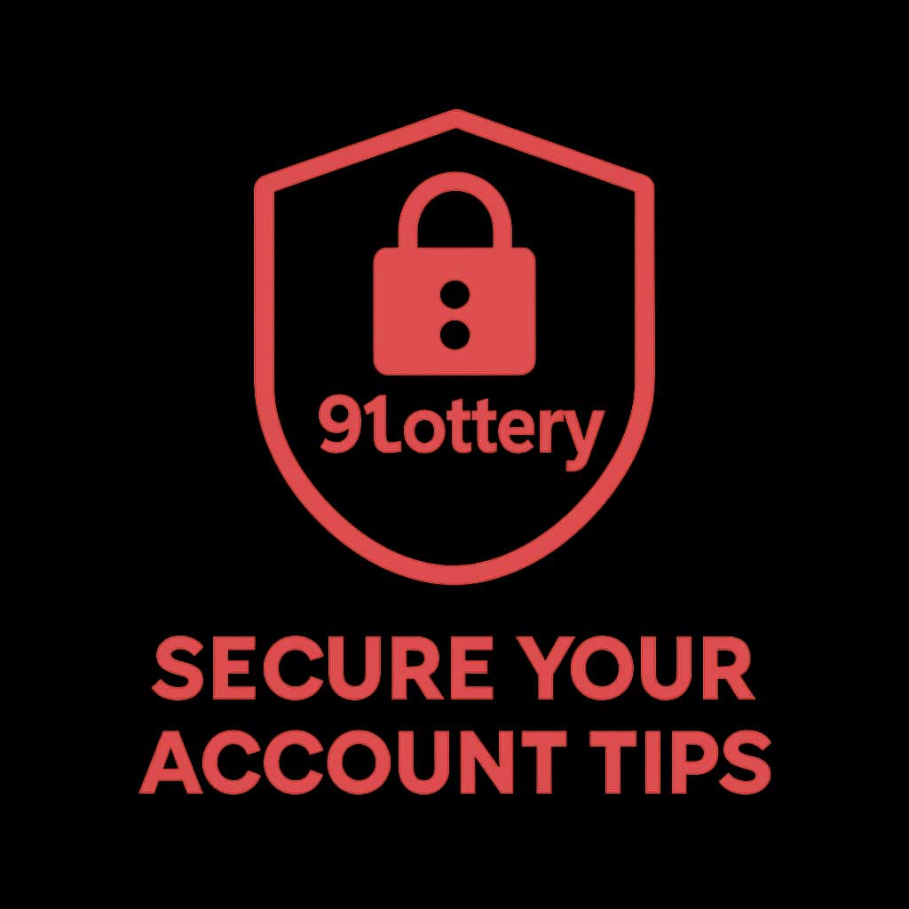An icon representing security tips for the 9 Lottery account.