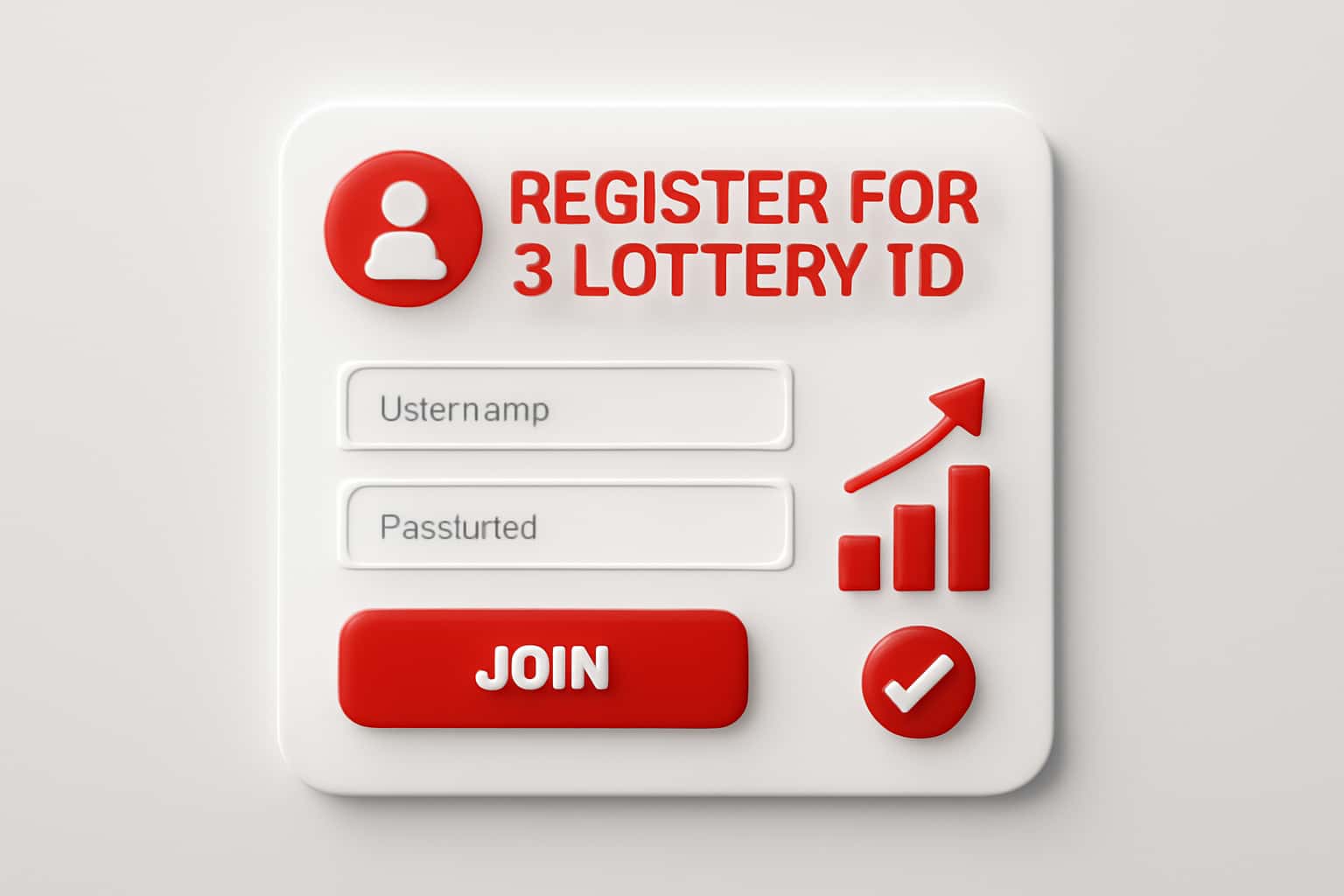 Register for 9 Lottery ID Interface