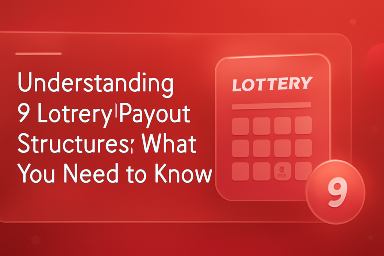 Informational scene depicting the 9 Lottery Account Recovery Process.